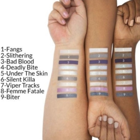 Bh Cosmetics Venom 9 Color Shadow Palette New Sealed Poison Shock - Picture 6 of 7